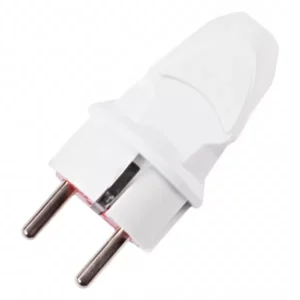 Вилка пряма Luxel чорна з/з 1002 євро 68393 /