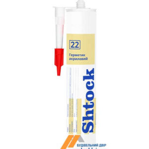 Герметик Shtock акриловий білий 280мл 19371 /