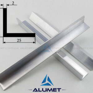Кутник алюм 3м 25х25х2 ПАС-1363 AS 19578