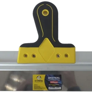 Шпатель нерж двохкомпонент ручка 150мм Сталь 95082 /