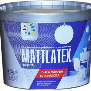 Фарба в/е Mattlatex біла мат 1,4кг 33424 Фарбекс Україна
