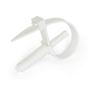 Хомут кабель шв монтажу fi 8 білі (за 1шт) /