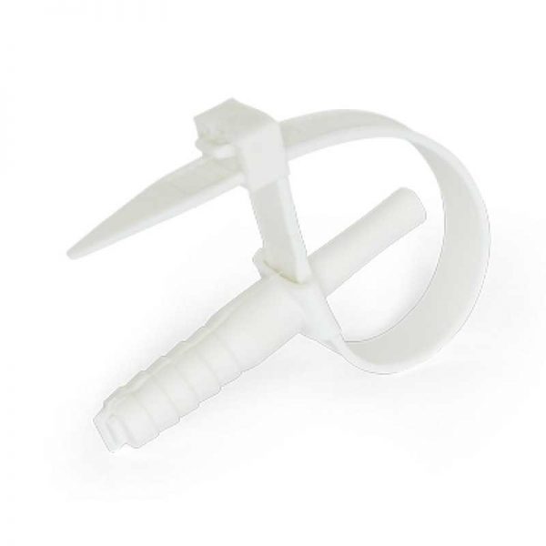 Хомут кабель шв монтажу fi 8 білі (за 1шт) /