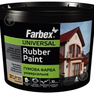 Фарба гумова графіт Фарбекс 6кг. 33970