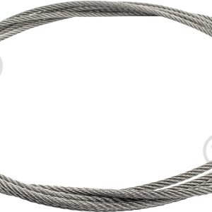 Трос стальний оцинкований в опльотці д3мм (за 1м) /