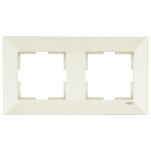 Рамка під вимикач подвійна Viko Мерідіан горизонт 87131 /
