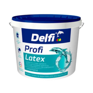 Фарба інтер'єрна латексна Профі Латекс Делфі 1,4кг Україна