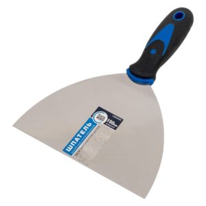 Шпатель нерж двохкомпонент ручка 75мм Сталь 95085 /