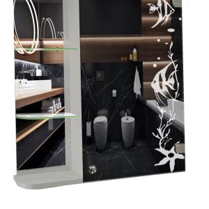 Шкафчик дзеркальний №811 (600х700) 1500057 /