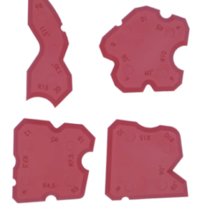 Шпатель для силікону Набір 4шт Haisser 95093 /