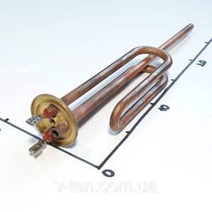 Тен до бойлера 2000Вт фланець д48 М5 анод під (Ariston) 68506 /