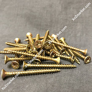 Шуруп універсал жовтий цинк 6х80 31844 /