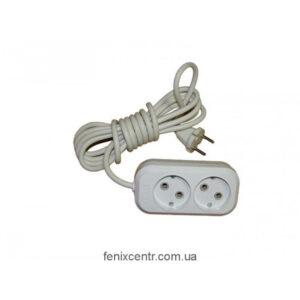 Подовжувач Люксел 5м 2 гнізда з/з 87032 /