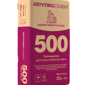 Цемент 25кг М500 Кр-Ріг Черв.мішок (без бонусів) 19013 /