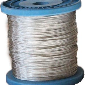 Трос стальний оцинкований в опльотці д2/д3мм (за 1м) /