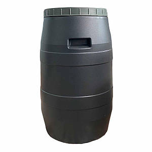 Бочка 40л пласт сіра/чорна Консенсус 159376 Україна