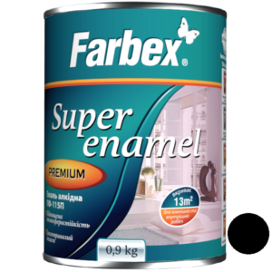 Емаль чорна 33291 Фарбекс Україна 0,9кг(р)