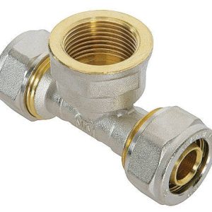 Трійник металопл 16х1/2х16 внутр /