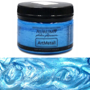 Фарба декоративна блакитна 33395 Україна 0,5кг(р)