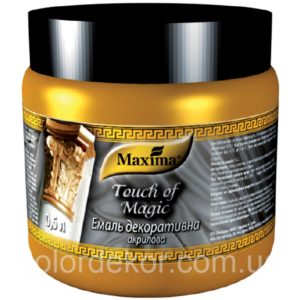 Емаль декоративна червоне золото Maxima Україна 100г(р)