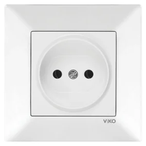 Розетка врізна одинарна з/з Viko Мерідіан /