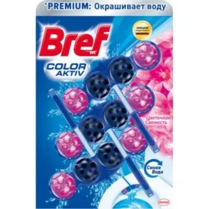 Засіб для унітазу Бреф 3х50мл Кольор. вода Квіткова свіжість 30685 /