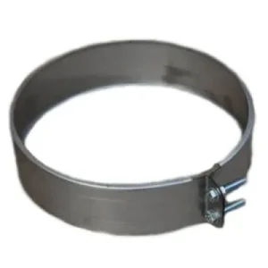 Хомут нерж 0.8мм для труби д100 довгий 27376 Україна