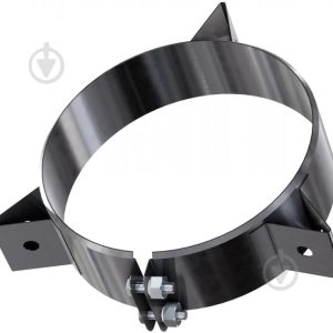 Хомут обжимний нерж мат д180 Україна