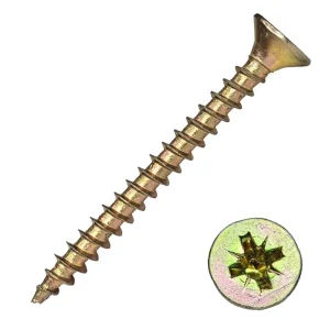 Шуруп універсал жовтий цинк 6х30 /