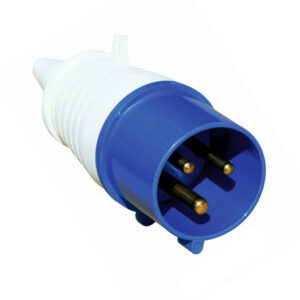 Вилка силова електрична 013 16А 220В 2P+PE АСКО 87327 /