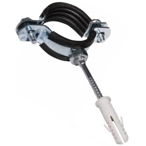 Хомут для труби д26-30 розборной на шпильці Україна