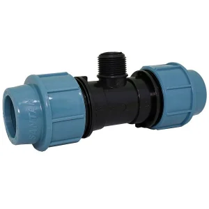 Трійник для труб ПВХ д32/32/34 зовн різьба /