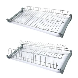 Сушка для посуду нерж 600мм з піддоном в шафу 159616 Україна