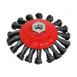 Щітка крацовка закручена 115мм Технікс 18-211 35151 /