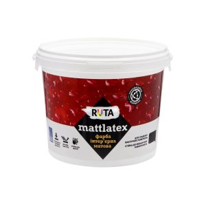 Фарба інтер'єрна матова 7кг. РУТА матлатекс 33380 /