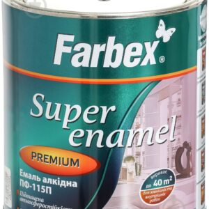 Емаль темно-сіра 33398 Фарбекс Україна 0,9кг(р)