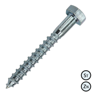 Шуруп по дереву з 6-гран голівкою 6х80 /