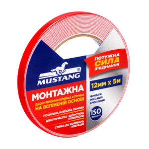 Скотч двосторонній 19мм х 2м Мустанг FTMO192 38011
