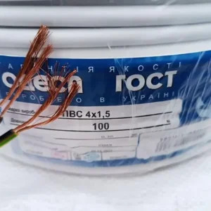 Провід ПВС 4х1,5 Одеса 1м/п 82017 /