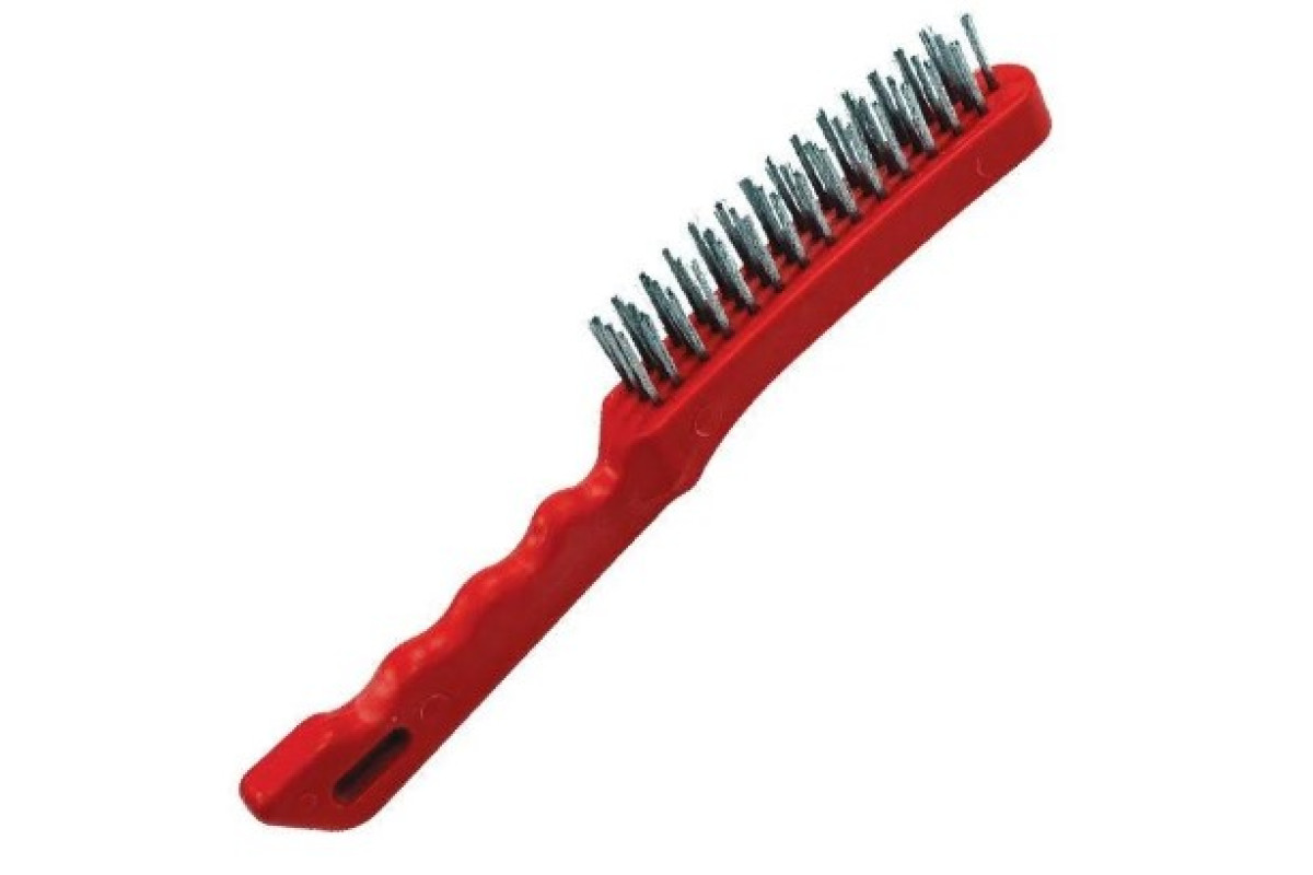 Щітка стальна з пласт ручкою ВТ-0009 6 рядів 390624 /