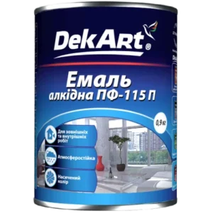 Емаль темно-сіра DeKart 2,8л ПФ-115 DekArt Україна