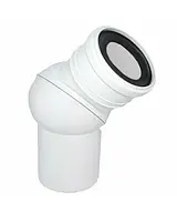 Труба-коліно універсальна WC 110 біла Waterstal 390160 /