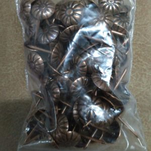 Цвяхи для обивки дверей із шапкою 50г пласт чорні 318066 /