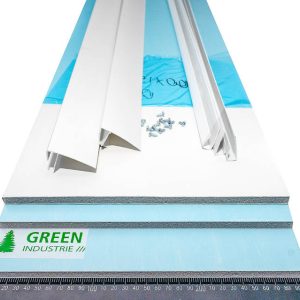 Теплий Відкос (1мм пласт+10мм утепл) лист3х1,5м ціна за м.кв! 12079 /