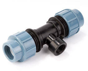Трійник д20-20-1/2 внутр. різьба ПВХ /