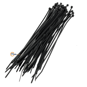 Хомут монтажний 5х400 чорний ЕН 31959 /