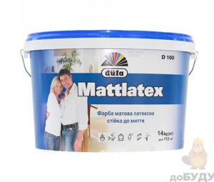 Фарба в/е Dufa D100 латекс матова (3,5кг) 339928 Дюфа Україна
