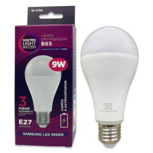 Лампа LED Акумуляторна 9W 6500K E27 87671 /