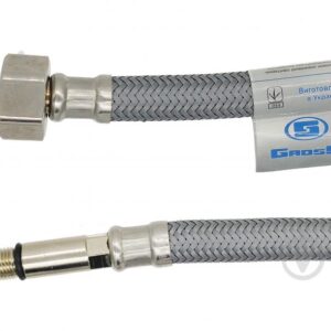 Шланг-вода 0,6м штуцер довга Gross 27419 /