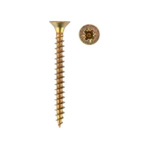 Шуруп універсал жовтий цинк 4х25 /